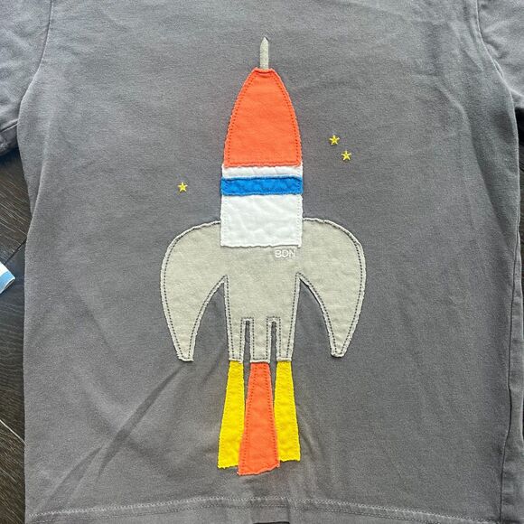 Boden Rocket Applique Shirt, size 5-6 yrs - Picture 3 of 6